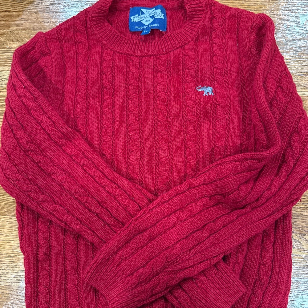Red sweater